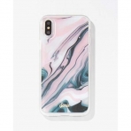 Sonix iPhone XS Max Luxe Mermer Serisi Klf (MIL-STD-810G)-Blush Quartz