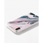 Sonix iPhone XS Max Luxe Mermer Serisi Klf (MIL-STD-810G)-Blush Quartz