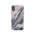 Sonix iPhone X Marble Seri Klf (Cam Ekran Dahil)-BLUSH QUARTZ