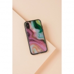 Sonix iPhone X Marble Seri Klf (Cam Ekran Dahil)-AGATE