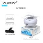 SoundBot SB510 Bluetooth 3.0 Su Geirmez Hoparlr-White