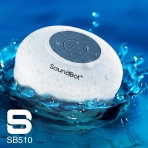 SoundBot SB510 Bluetooth 3.0 Su Geirmez Hoparlr-White