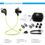 SoundPEATS QY7 Bluetooth Kulak i Kulaklk-Green