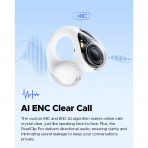 SoundPEATS PearlClip Pro Kablosuz Kulak i Kulaklk-White
