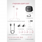 SoundPEATS Q30 HD Bluetooth Kulak i Kulaklk-Pink