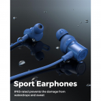 SoundPEATS Q30 HD Bluetooth Kulak i Kulaklk-Blue