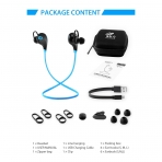 SoundPEATS QY7 Bluetooth Kulak i Kulaklk-Blue