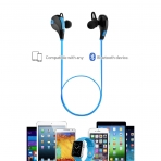 SoundPEATS QY7 Bluetooth Kulak i Kulaklk-Blue