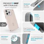Speck Apple iPhone 15 Pro Max Presidio2 Grip Serisi Klf (MIL-STD-810G)-Hazel Brown