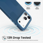 Speck Presidio 2 Grip iPhone 18 Pro Max MagSafe K�l�f-Deep Sea