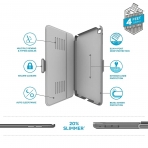 Speck Products iPad Balance Folio Metallic Klf (9.7 in)-White Gold Graphite Grey