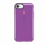 Speck Products iPhone 8 CandyShell Klf (MIL-STD-810G)-Revolution Purple Warning Orange