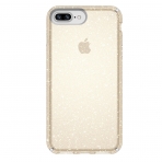 Speck Products iPhone 8 Plus Presidio Clear Glitter Klf-Clear With Gold Glitter Clear