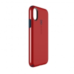 Speck Products iPhone X CandyShell Klf (MIL-STD-810G)-Dark Poppy Red Deep Sea Blue
