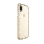 Speck Products iPhone X Presidio Clear Glitter Klf-Clear With Gold Glitter