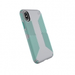 Speck Products iPhone X Presidio Klf-Dolphin Grey Aloe Green