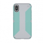 Speck Products iPhone X Presidio Klf-Dolphin Grey Aloe Green