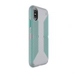 Speck Products iPhone X Presidio Klf-Dolphin Grey Aloe Green