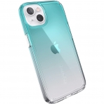 Speck iPhone 13 GemShell Serisi Klf (MIL-STD-810G)-Totally Teal Fade/Clear