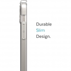 Speck iPhone 14 Plus GemShell Serisi Klf (MIL-STD-810G)-Clear with Platinum Glitter