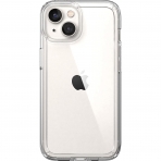 Speck iPhone 14 Plus GemShell Serisi Klf (MIL-STD-810G)-Clear with Platinum Glitter