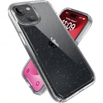 Speck Apple iPhone 15 Chic Slim Serisi Klf (MIL-STD-810G)-Platinium Clear
