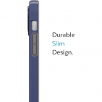 Speck iPhone 14 Pro CandyShell Pro Serisi Klf (MIL-STD-810G)-Prussian Blue/Cloudy Gray