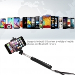 Stalion Bluetooth Selfie Stick-Jet Black