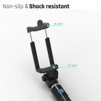 Stalion Bluetooth Selfie Stick-Cyan Blue