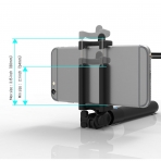 Stalion Bluetooth Selfie Stick-Cyan Blue