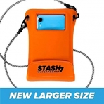 Stash7 Su Geirmez Telefon Klf (6.5 in)-Orange