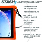 Stash7 Su Geirmez Telefon Klf (6.5 in)-Orange