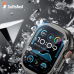 Suitisbest Apple Watch 10 46mm Bumper Klf-Grey
