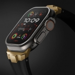 Suitisbest Apple Watch Ultra 2. Nesil Kay (49mm)-Gold Black