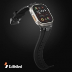 Suitisbest Apple Watch Ultra 2. Nesil Kay (49mm)-Black