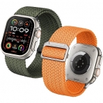 Suitisbest Apple Watch Ultra 2. Nesil rgl Kay-OliveGreen Orange 