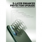 Supcase iPhone 11 Pro ve iPhone 11 Pro Max Kamera Lensi Koruyucu (2 Paket) (Yeil)