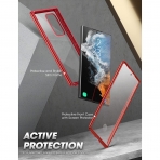 SUPCASE UB Edge Pro Serisi Samsung Galaxy S22 Ultra Klf-Red