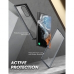 SUPCASE UB Edge Pro Serisi Samsung Galaxy S22 Ultra Klf-Black