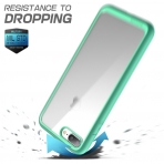 Supcase iPhone 7 Plus Unicorn Beetle effaf Bumper Klf-Green