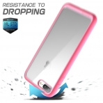 Supcase iPhone 7 Plus Unicorn Beetle effaf Bumper Klf-Pink