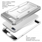 SUPCASE iPhone 7 Plus Unicorn Beetle Pro Serisi Klf ve Ekran Koruyucu (MIL-STD-810G)- White