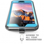 SUPCASE iPhone 7 Plus Unicorn Beetle Pro Serisi Klf ve Ekran Koruyucu (MIL-STD-810G)- Blue