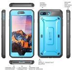 SUPCASE iPhone 7 Plus Unicorn Beetle Pro Serisi Klf ve Ekran Koruyucu (MIL-STD-810G)- Blue