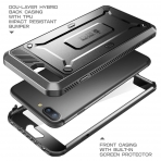 SUPCASE iPhone 7 Plus Unicorn Beetle Pro Serisi Klf ve Ekran Koruyucu (MIL-STD-810G)-Black