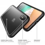 Supcase iPhone XS Max Unicorn Beetle Style Klf-Black