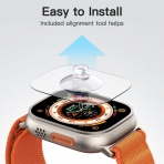 JETech Apple Watch Ultra Uyumlu Ekran Koruyucu(49mm)(3 Adet)-Clear