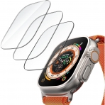 JETech Apple Watch Ultra Uyumlu Ekran Koruyucu(49mm)(3 Adet)-Clear