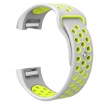 Swees Fitbit Charge 2 Kay (Small)-Silver Fluorescent Yellow