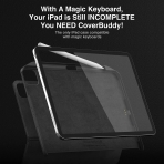 SwitchEasy CoverBuddy Serisi iPad Pro Manyetik Klf(12.9 in)(5. Nesil)-Black